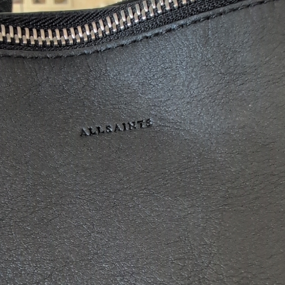 All Saints Midnight Black Shoulder Bag - Picture 2 of 12